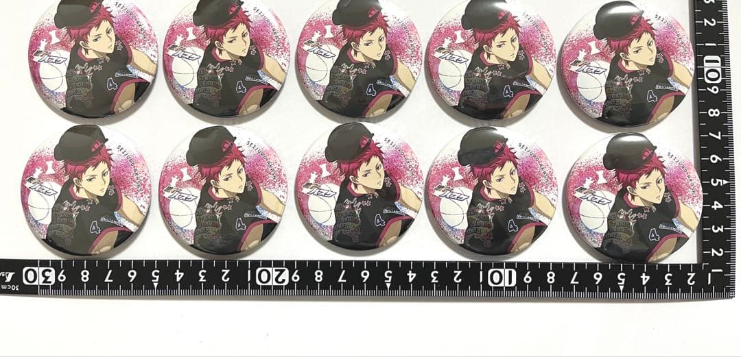 黒子のバスケ　B-BOY フルカラー　グリッターレア　バッジ12個　赤司征十郎