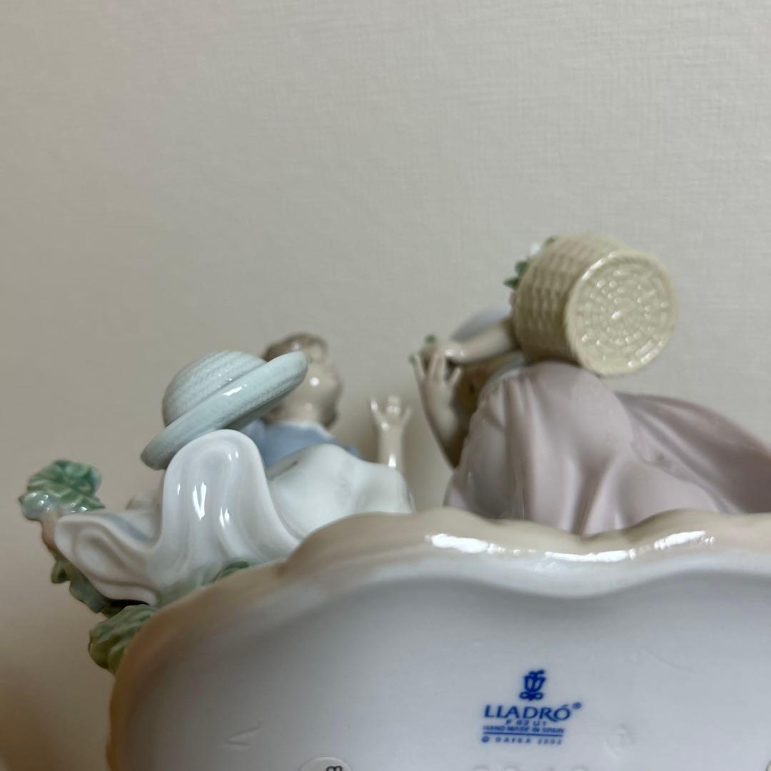 リヤドロLLADRO 「仲良しの二人」　　　　全体的に綺麗！ ガラスケース付き！