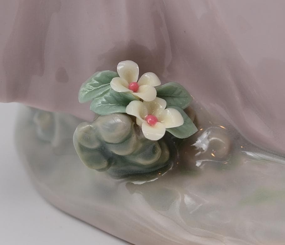 母親がわり　＃6681　★リヤドロ　スペイン　ポーセリン　ヴィンテージ　箱付き