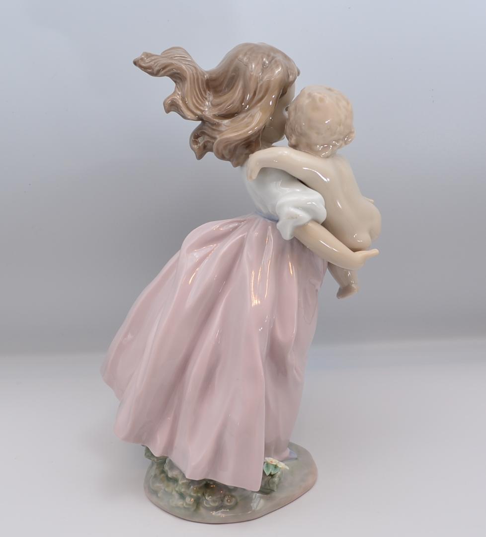 母親がわり　＃6681　★リヤドロ　スペイン　ポーセリン　ヴィンテージ　箱付き