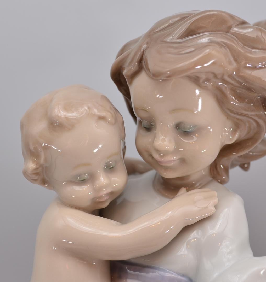 母親がわり　＃6681　★リヤドロ　スペイン　ポーセリン　ヴィンテージ　箱付き