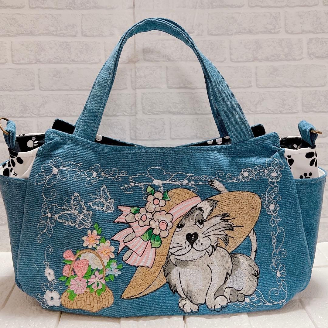 専用ページ ロラライハリス 刺繍 チューリップ型バッグ