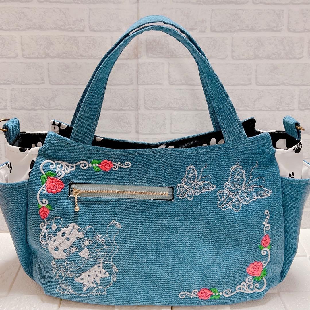 専用ページ ロラライハリス 刺繍 チューリップ型バッグ