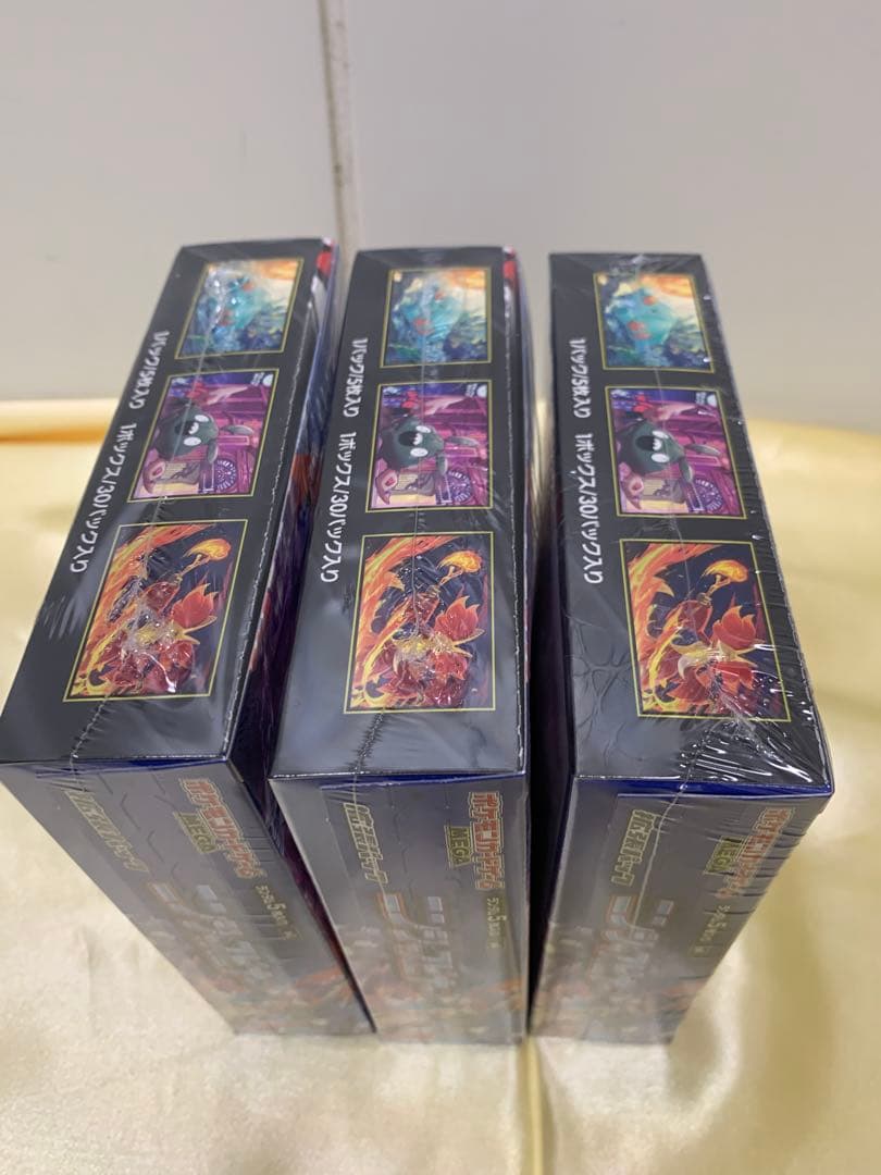 ポケモンカードニンジャスピナー3BOXシュリンク付き