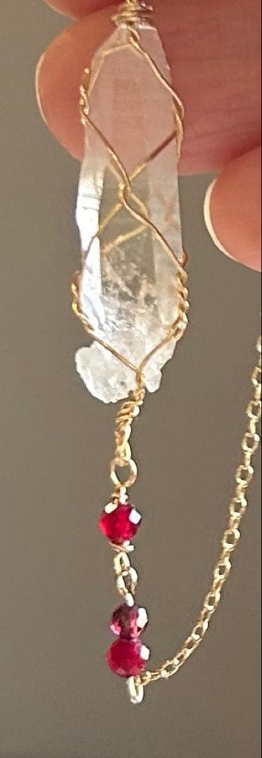 レムリアンシード　原石　女神の炎　ブレスレット