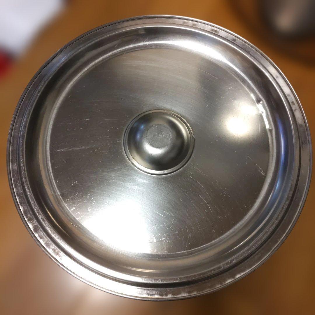 ①ステンレス寸胴鍋　42cm　大容量　業務用