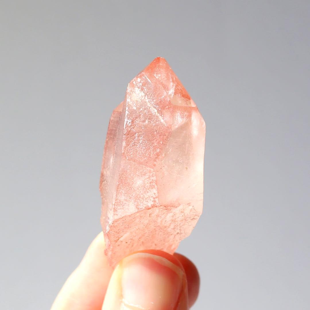 ツイン ディープピンクレムリアンシード 天然石 水晶 鉱物 一点物 クォーツ