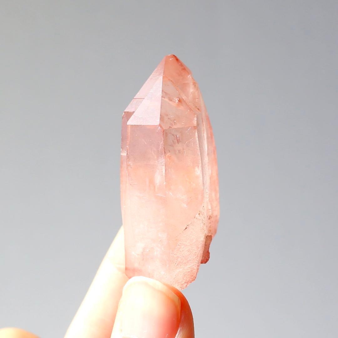 ツイン ディープピンクレムリアンシード 天然石 水晶 鉱物 一点物 クォーツ