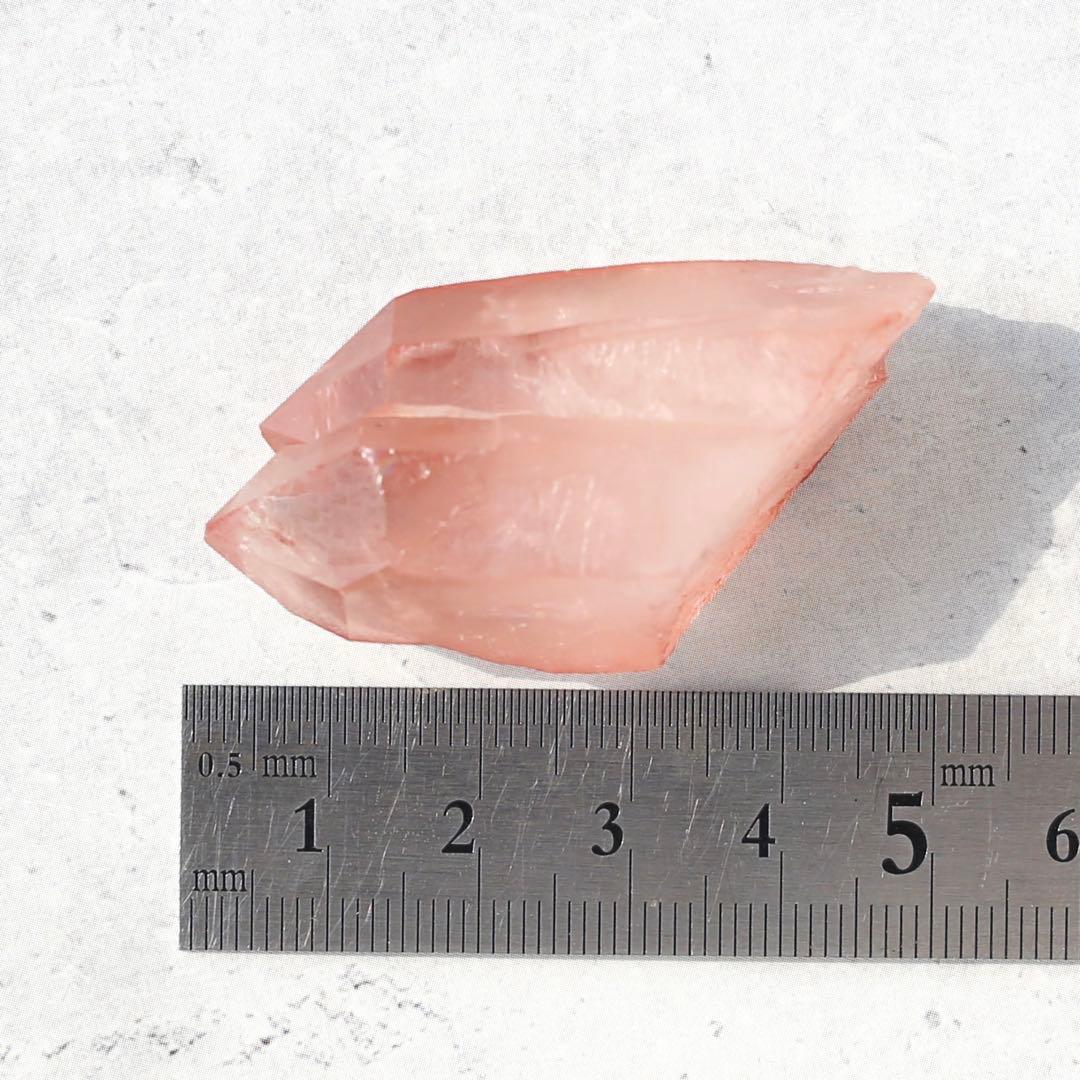 ツイン ディープピンクレムリアンシード 天然石 水晶 鉱物 一点物 クォーツ