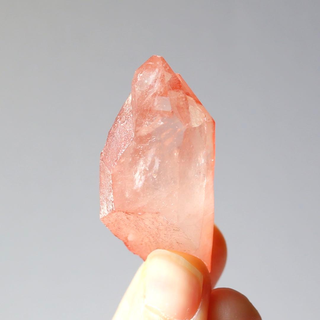 ツイン ディープピンクレムリアンシード 天然石 水晶 鉱物 一点物 クォーツ