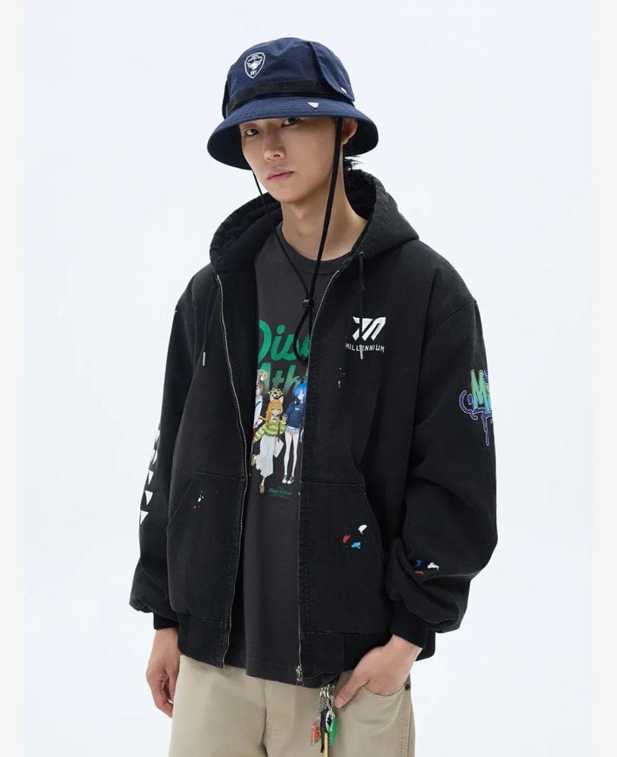 韓国限定 ブルアカ ミレニアム フーディッドジャケット 新品 XL 未使用