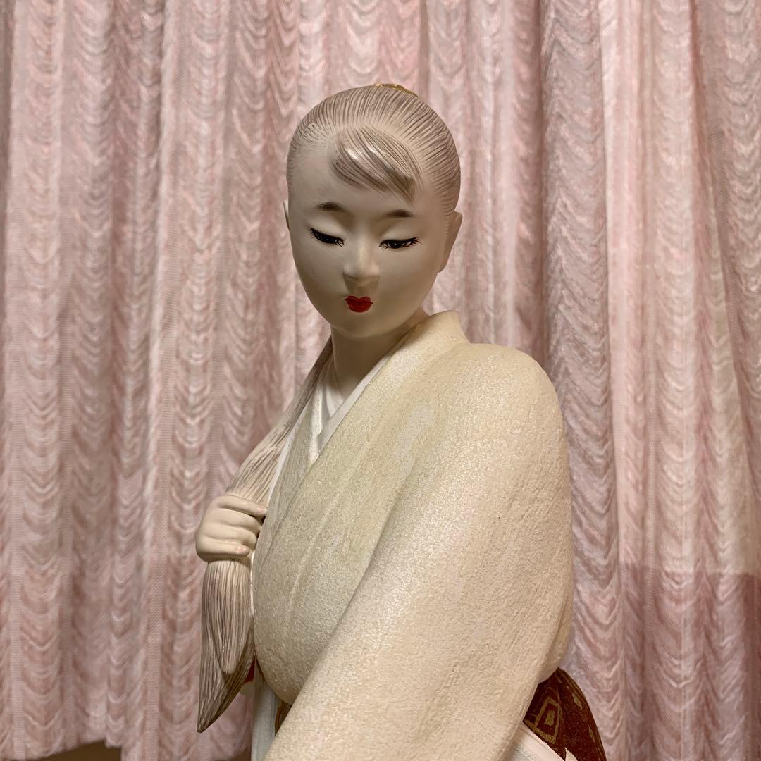 早春  西頭哲三郎 作 日本人形Japanese doll