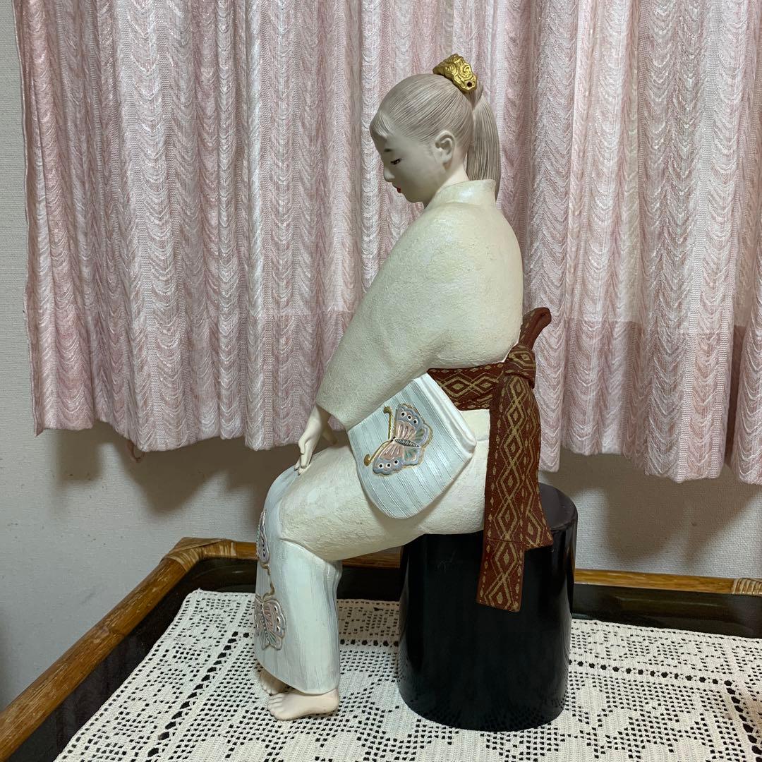 早春  西頭哲三郎 作 日本人形Japanese doll