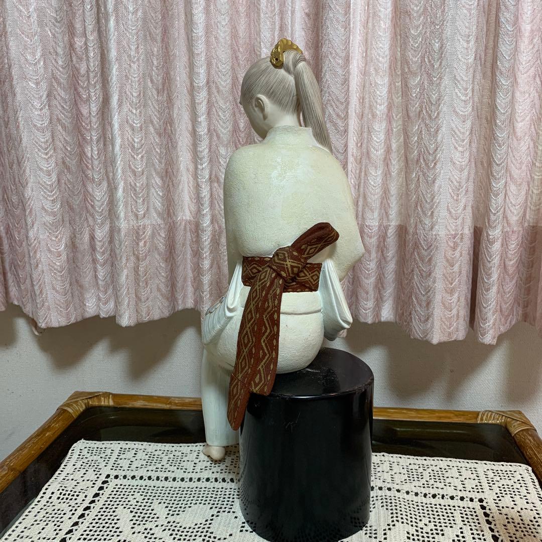 早春  西頭哲三郎 作 日本人形Japanese doll