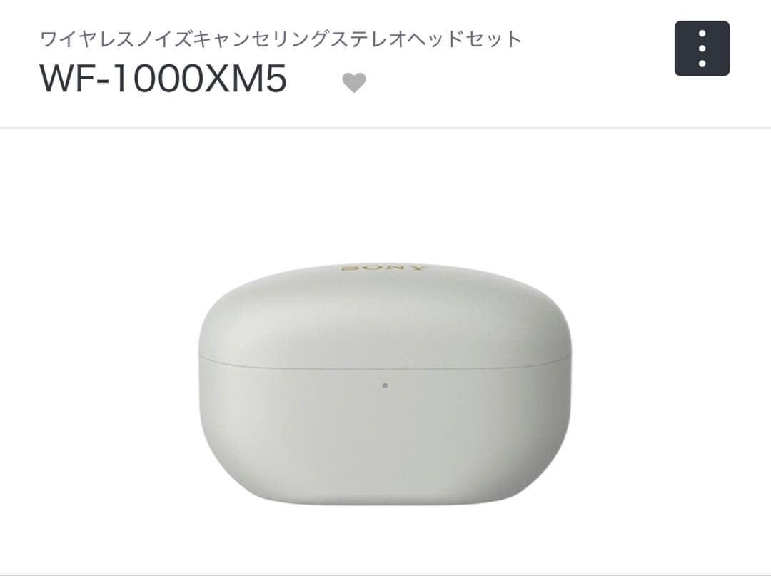 SONY WF-1000XM5 両耳