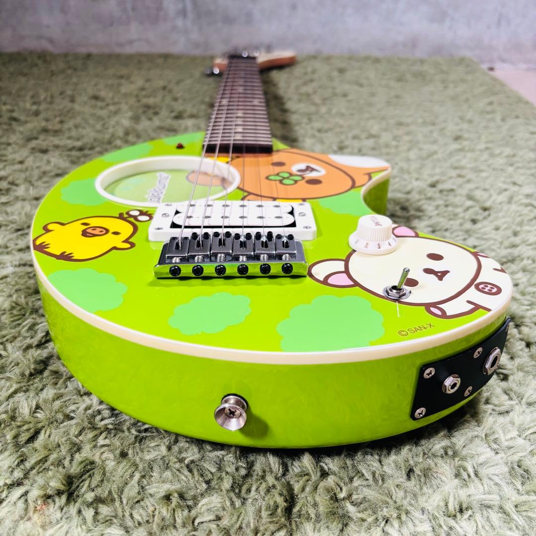 フェルナンデス ZO-3 リラックマ エレキギター ピンク ケース ピック付き