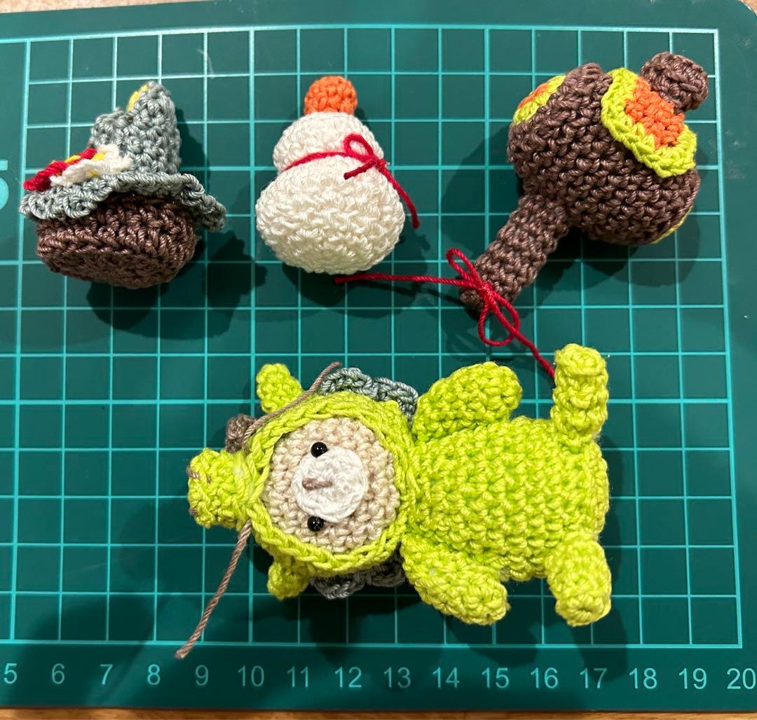 【更にお値下しました】十二支 着ぐるみ あみぐるみセット