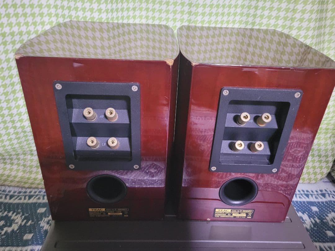 TEAC S-300NEO ブックシェルフスピーカー バイワイヤリングケーブル付