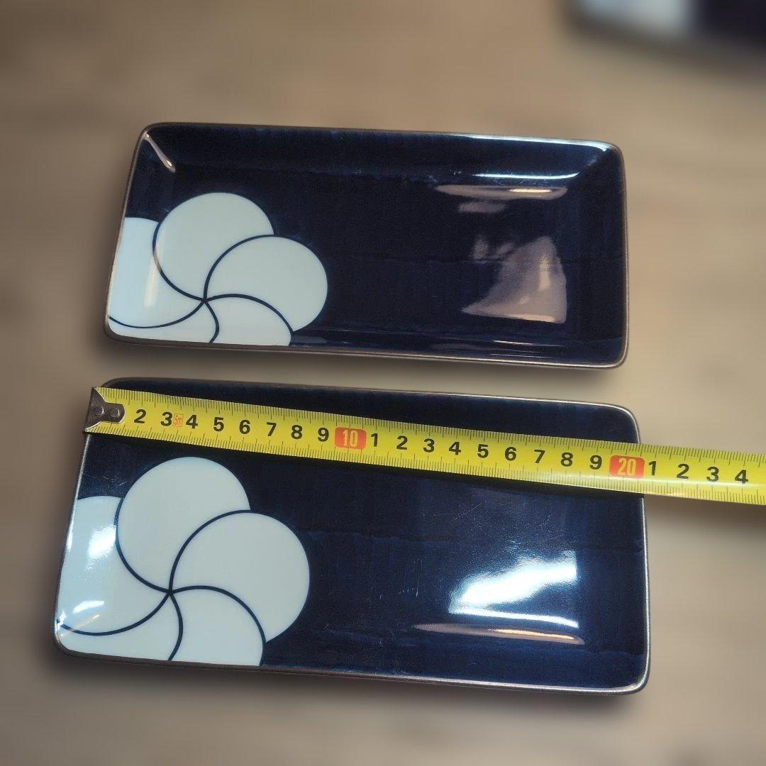 白山陶器　ねじり梅　長皿＆小皿＆醤油さし　セット