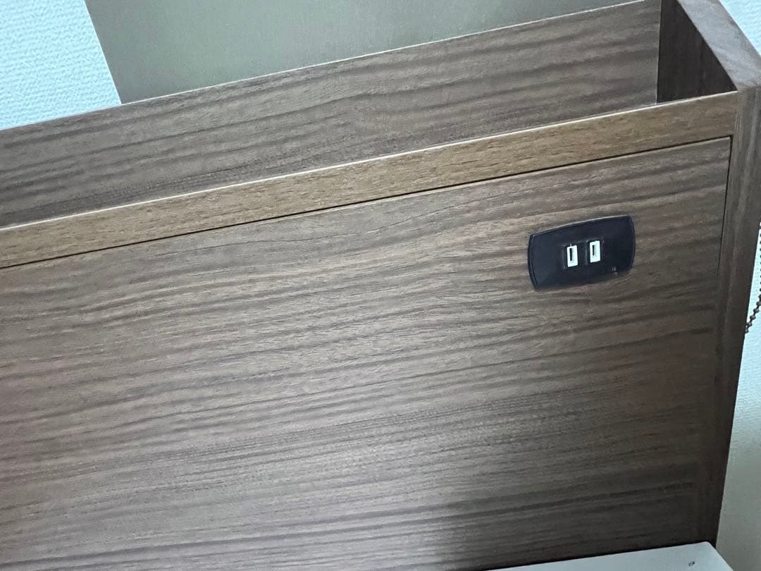 【美品】セミダブルベッドフレーム　板下収納付