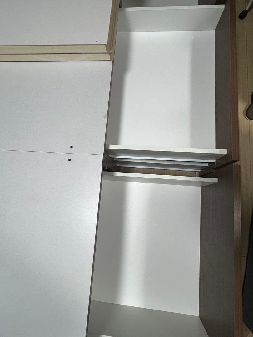 【美品】セミダブルベッドフレーム　板下収納付