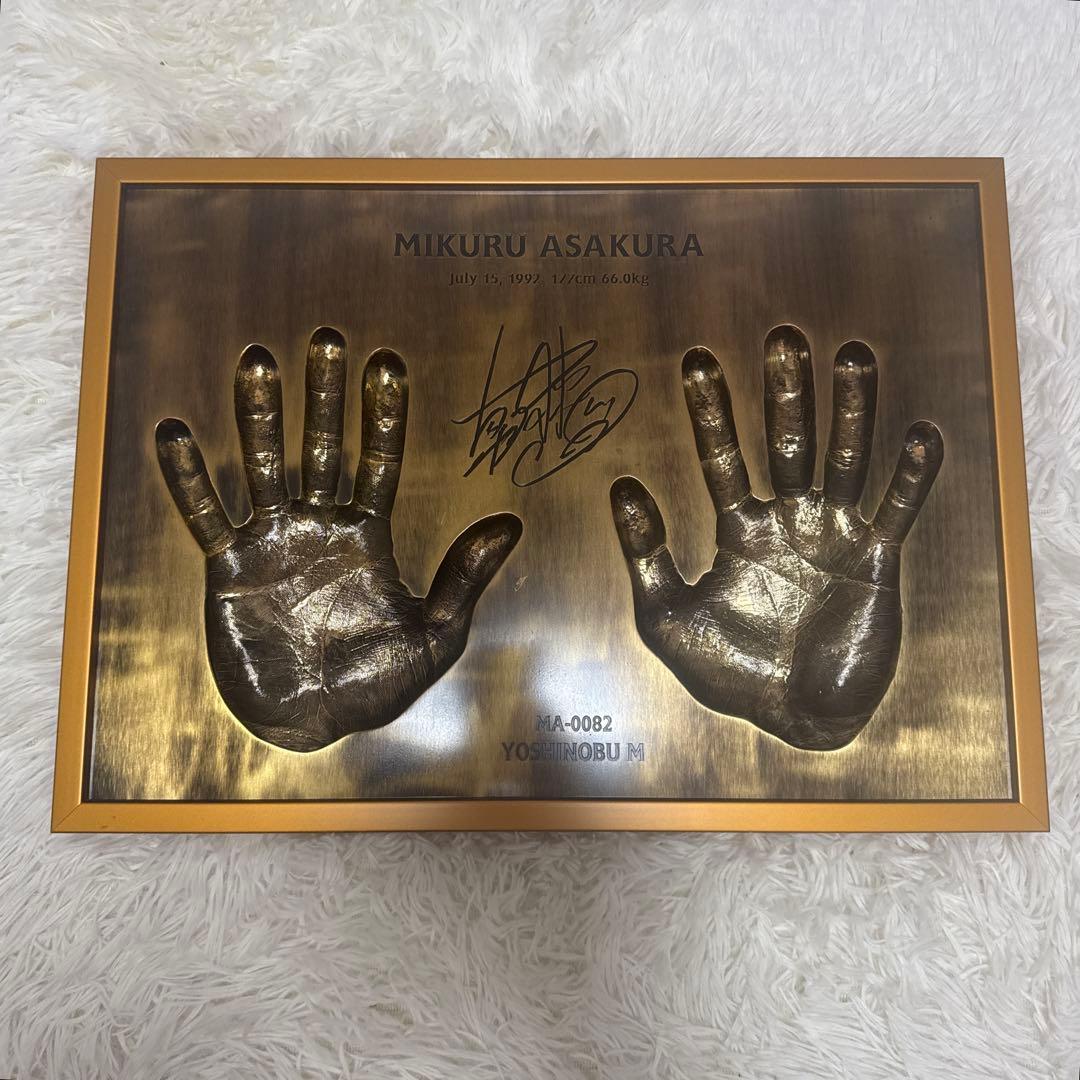 ※【限定価格早い者勝ち】朝倉未来プレミアムハンドプレートシリアル入り 宛名小さめ