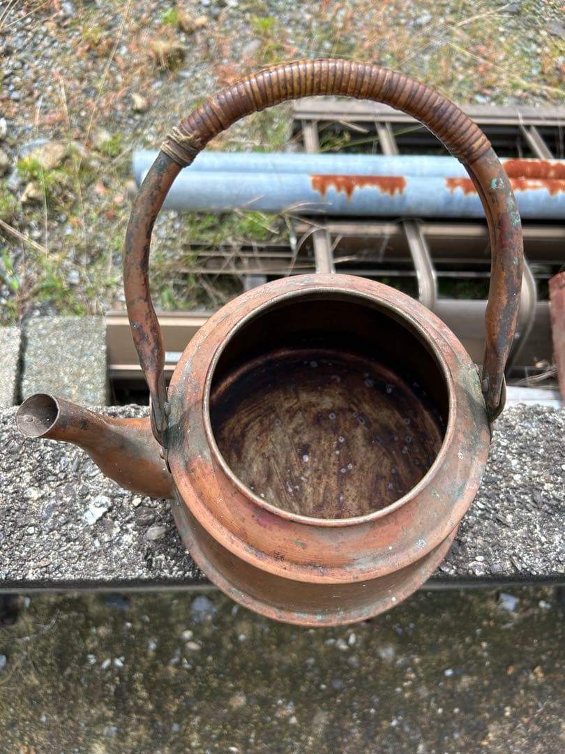 ヴィンテージ 銅製やかん 2個セット