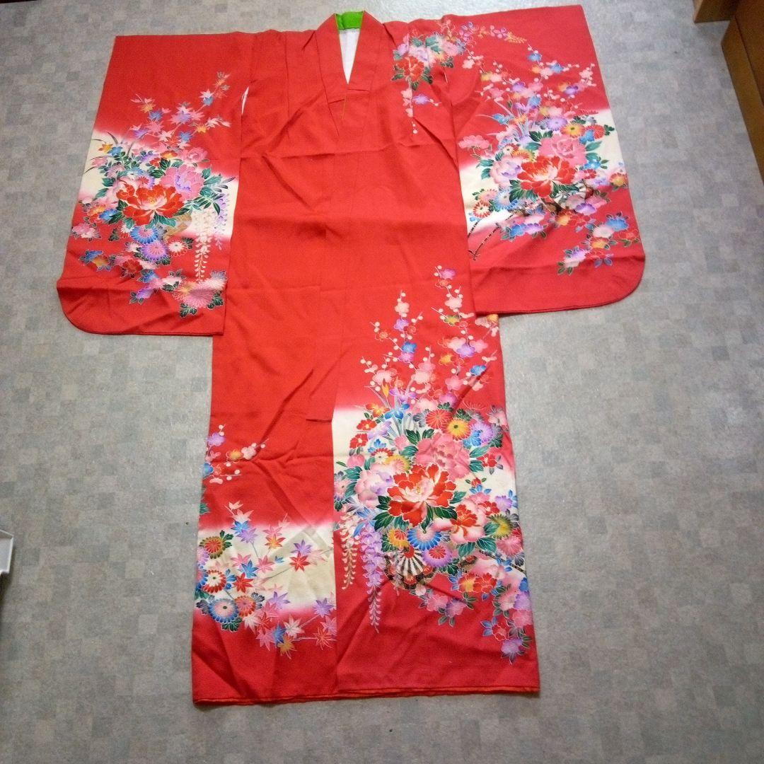【七五三 7歳 ハーフ成人式】振袖 着物セット