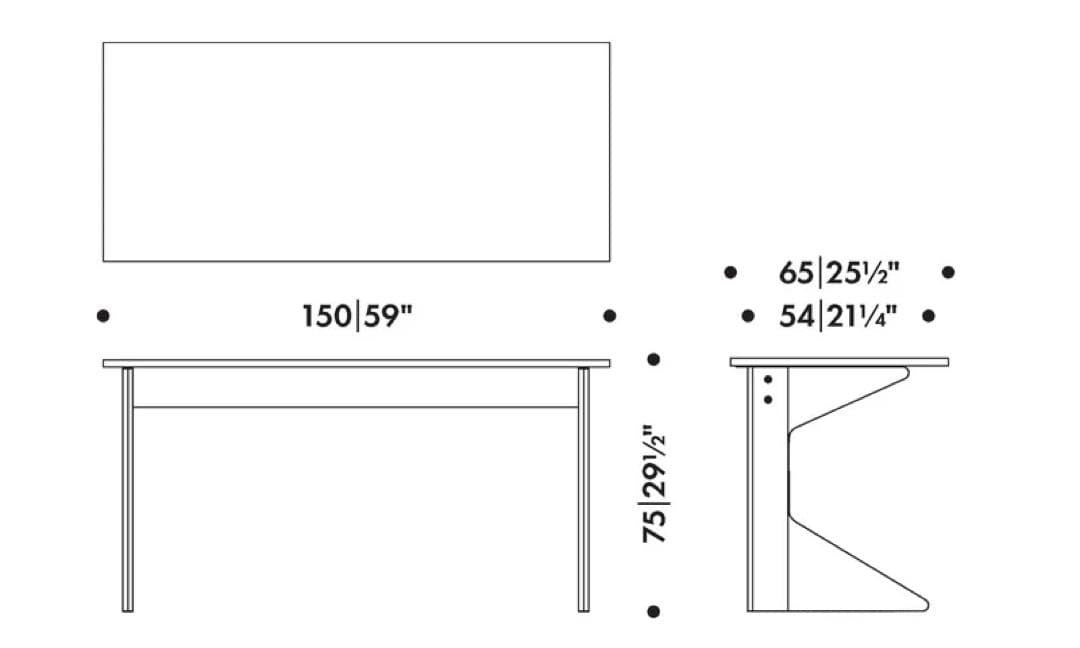 Artek Kaari Desk アルテック カアリデスク（リノリウム天板）