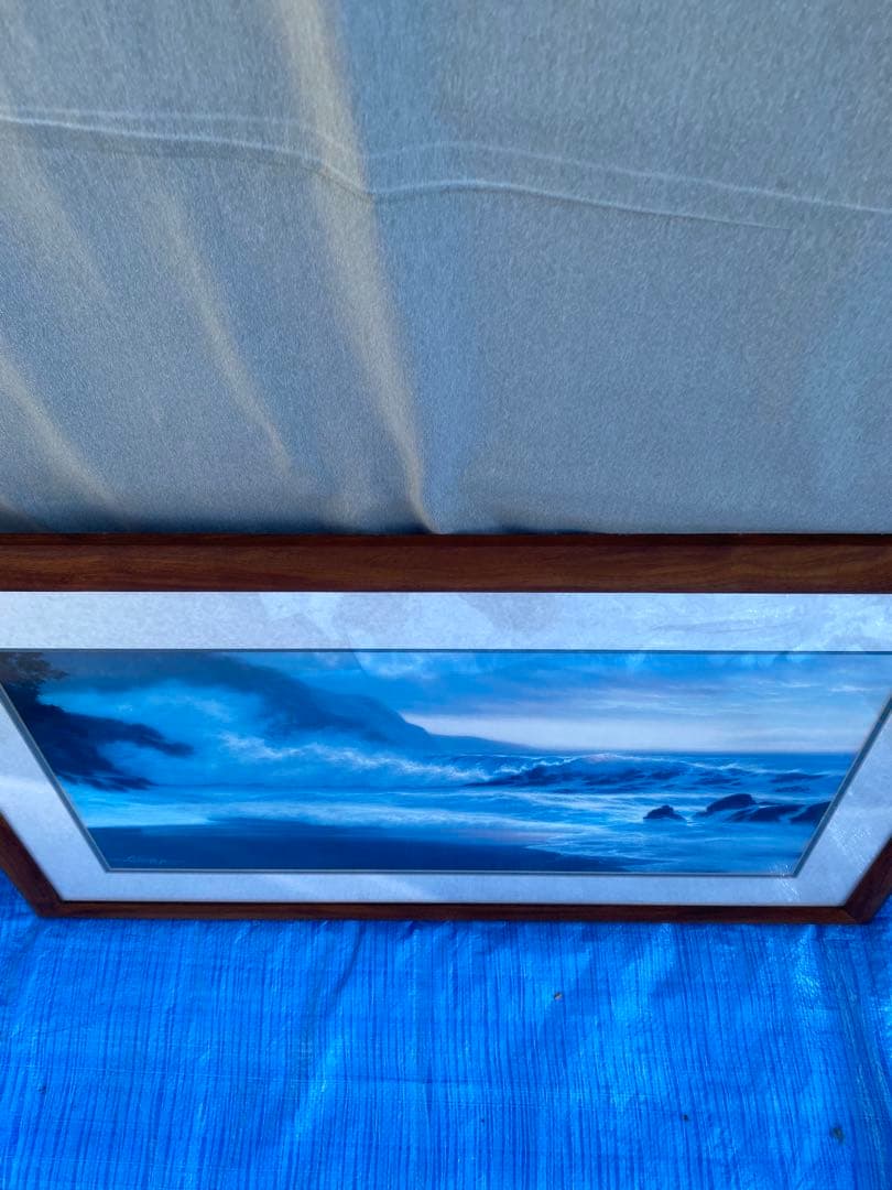 ロイ.ゴンザレス.タボラ　ハワイ　 絵画 真作 風景画 アート 美術品　ハワイ海