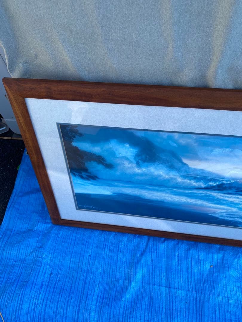 ロイ.ゴンザレス.タボラ　ハワイ　 絵画 真作 風景画 アート 美術品　ハワイ海