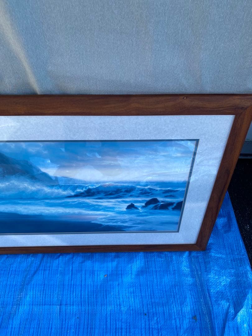 ロイ.ゴンザレス.タボラ　ハワイ　 絵画 真作 風景画 アート 美術品　ハワイ海