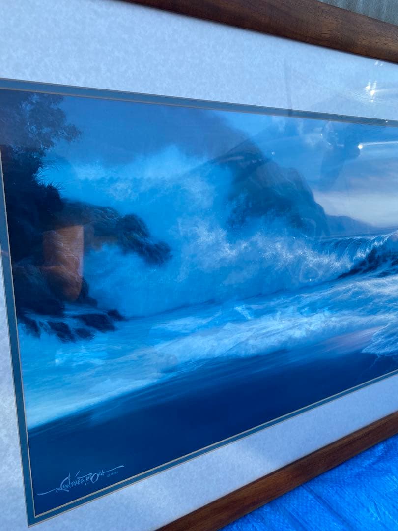 ロイ.ゴンザレス.タボラ　ハワイ　 絵画 真作 風景画 アート 美術品　ハワイ海