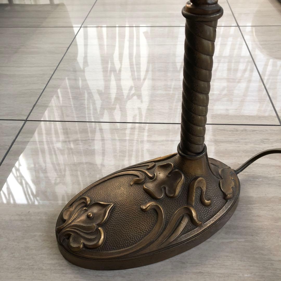 お引き渡し希望1980年西ドイツ購入　大理石　アンティーク　照明スタンド