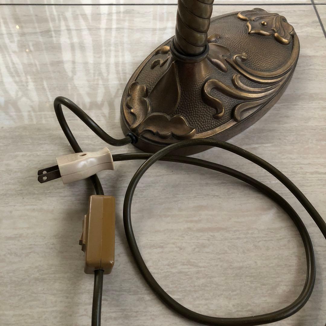 お引き渡し希望1980年西ドイツ購入　大理石　アンティーク　照明スタンド