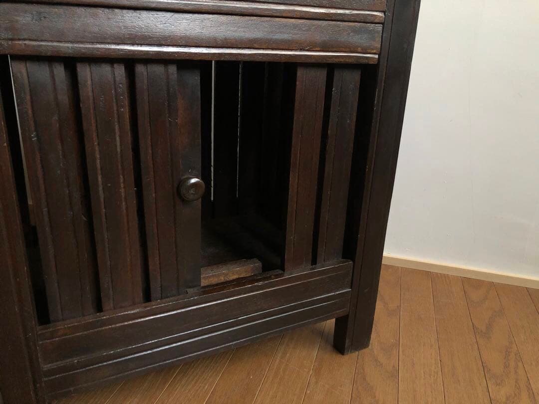 神戸家具 コロニーハウス COLONY HOUSE 飾り棚 収納 彫刻 無垢古材