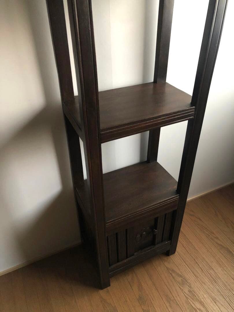 神戸家具 コロニーハウス COLONY HOUSE 飾り棚 収納 彫刻 無垢古材