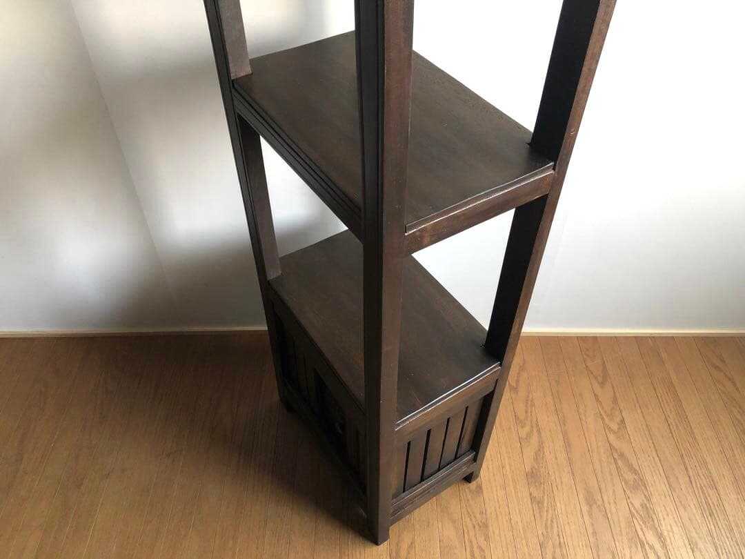 神戸家具 コロニーハウス COLONY HOUSE 飾り棚 収納 彫刻 無垢古材