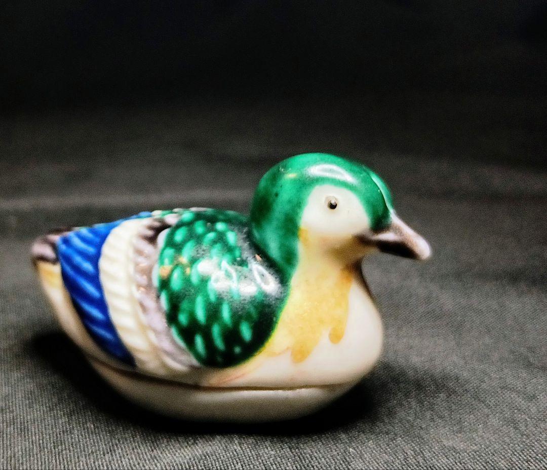 めいにゃん 九谷焼　おしどり　香合