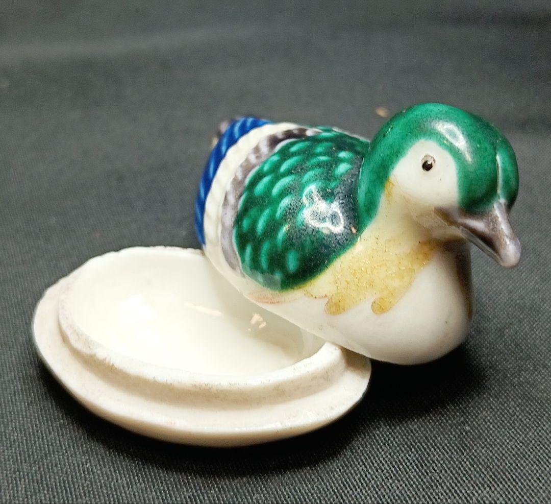 めいにゃん 九谷焼　おしどり　香合