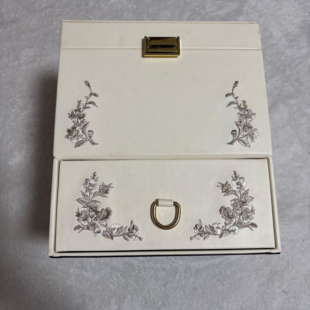 Francfrancコスメボックス　バイカラージュエリーボックスセット