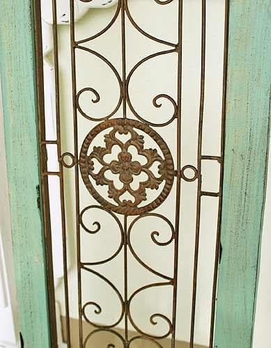 アイアン デコ ウッド ウィンドウ 壁飾り 窓 アンティーク 6866