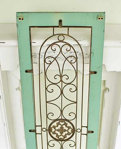 アイアン デコ ウッド ウィンドウ 壁飾り 窓 アンティーク 6866