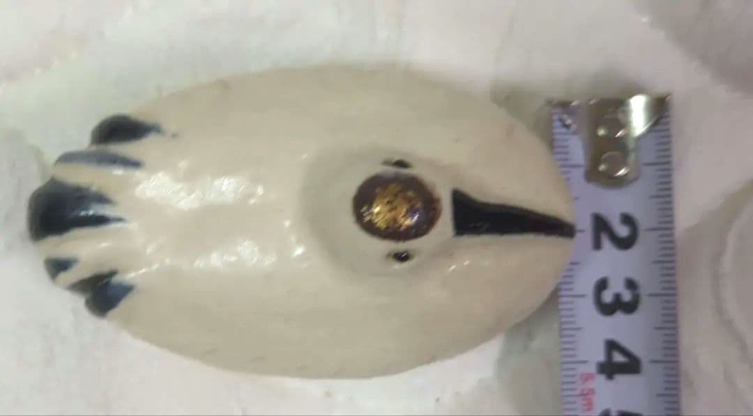 【巨匠・小倉健 作】清水焼 巣ごもり鶴 香合（デッドストック）