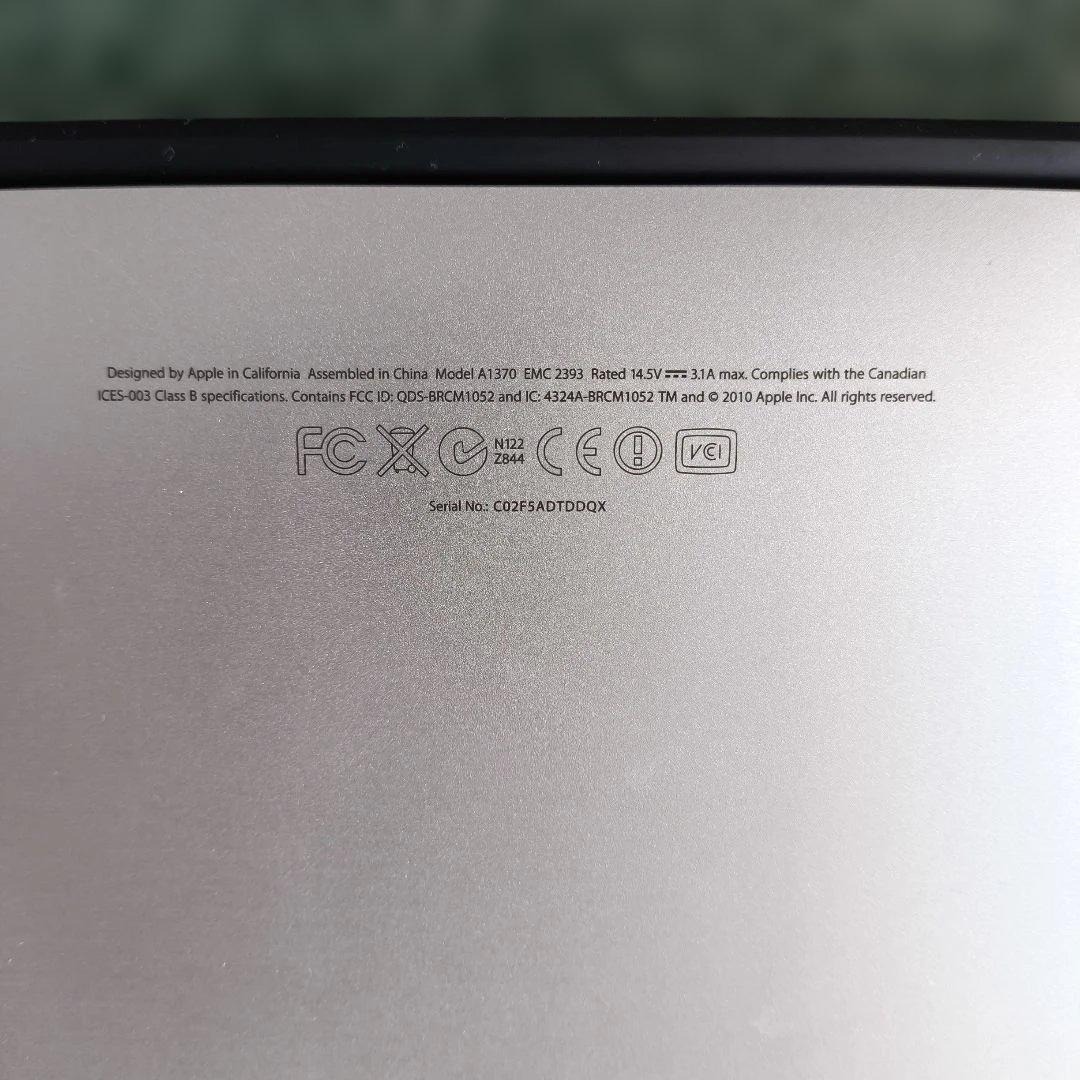 MacBook本体 MacBook Air Mid A1370