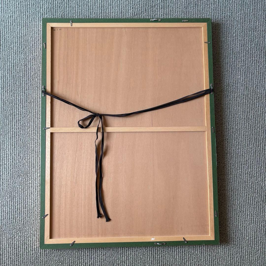 刺繍 花 花束 葉 フレーム 額 額入り ハンドメイド 花瓶 バラ クラシカル