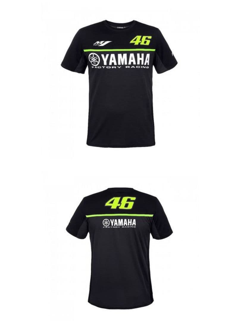 YAMAHA VR46 Tシャツ Sサイズ ブラック ヴァレンティーノ・ロッシ