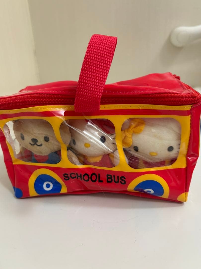 【激レア！】サンリオ ハローキティ スクールバス　ぬいぐるみ全セット
