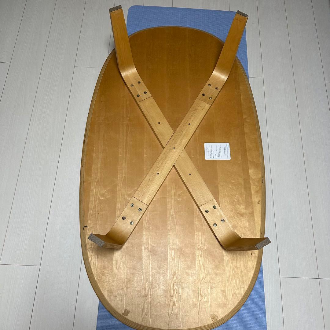 無印良品 MUJI タモ材ローテーブル【大】 140x79x35cm