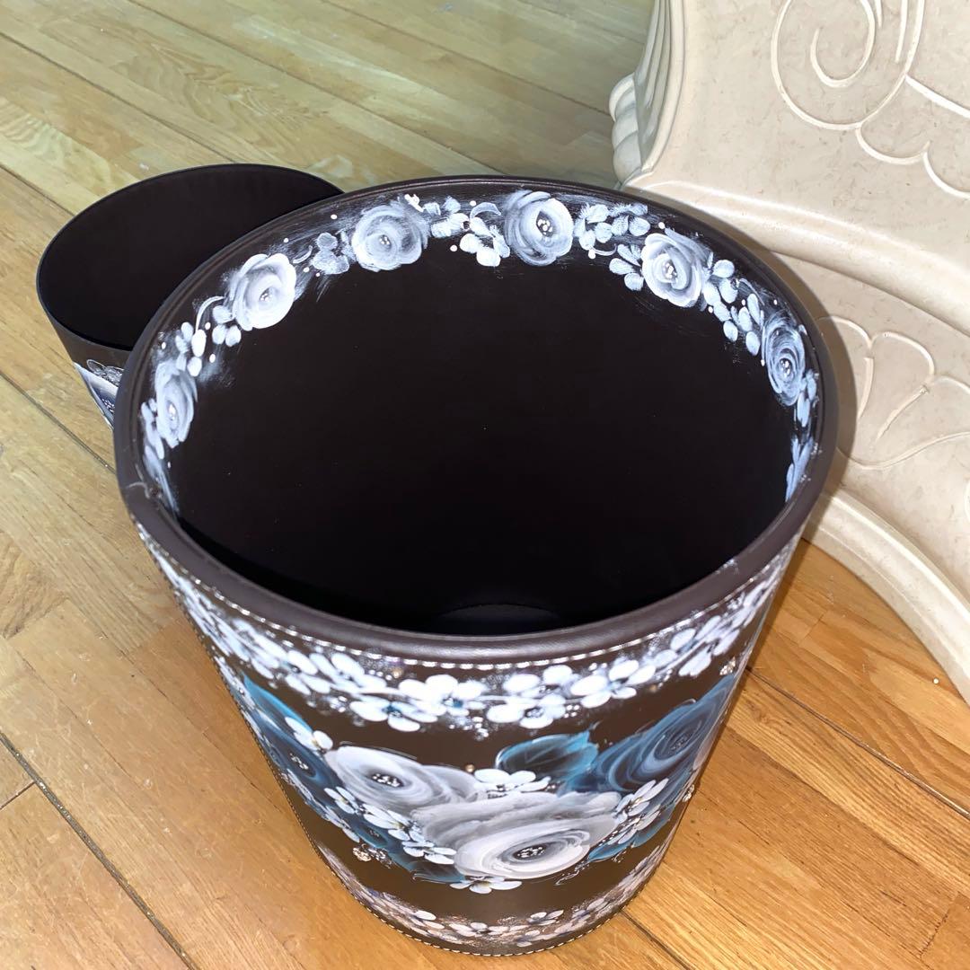 カーペットクリーナー　薔薇　手描き　トールペイント